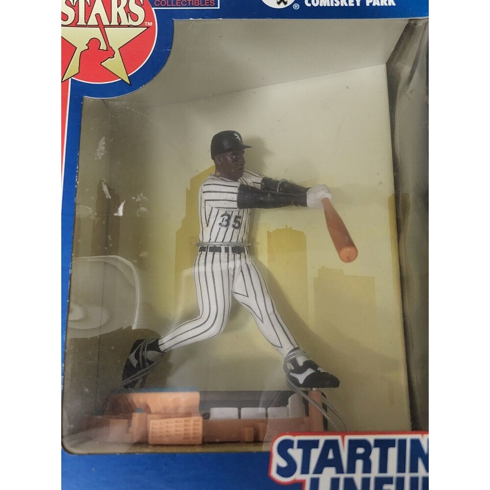 Frank Thomas 1992 Figurine "COMISKY PARK BASE" STADIUM STARS STARTING LINEUP - Picture 8 of 10
